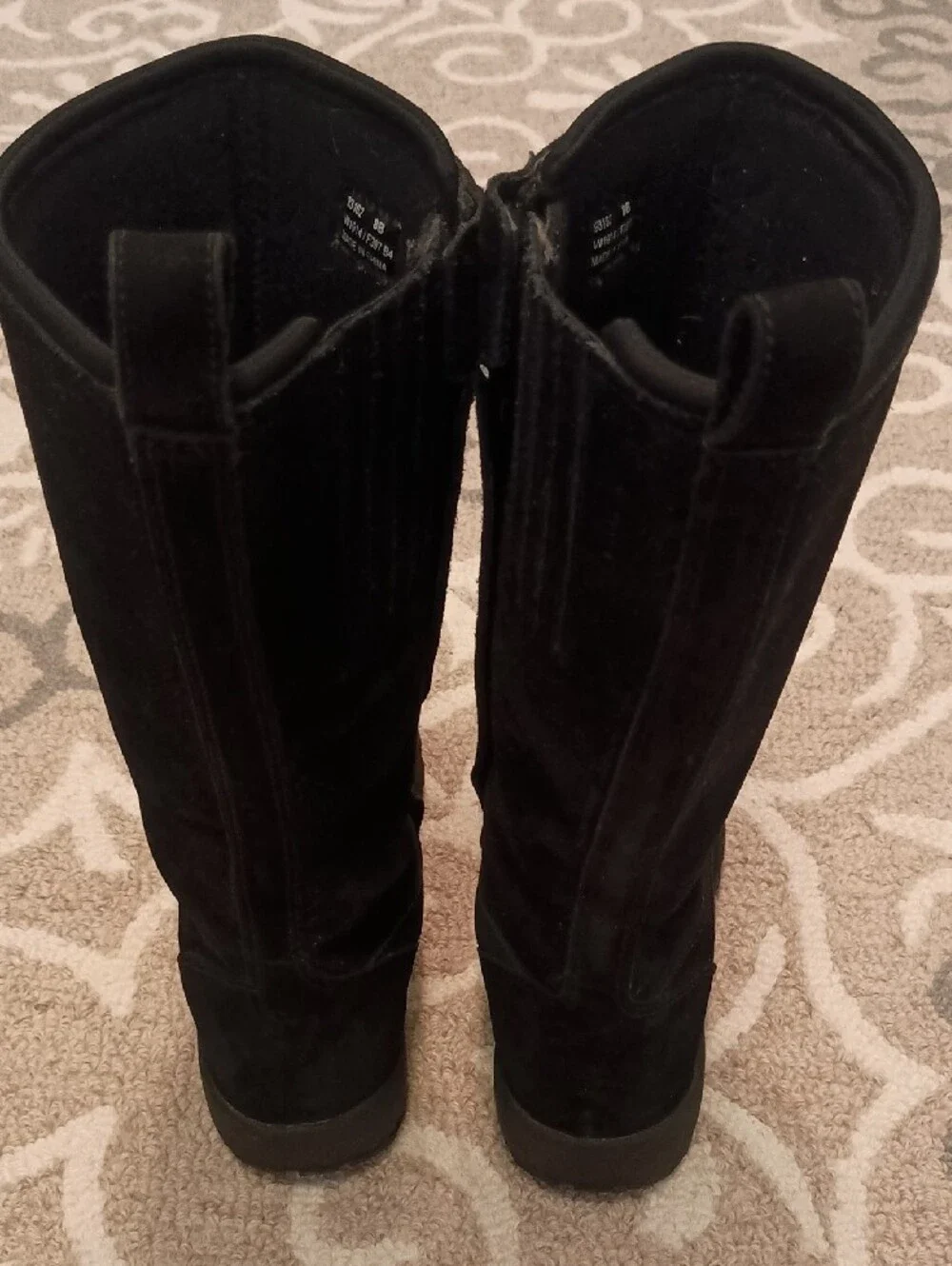 Lands End Lined Suede Boots